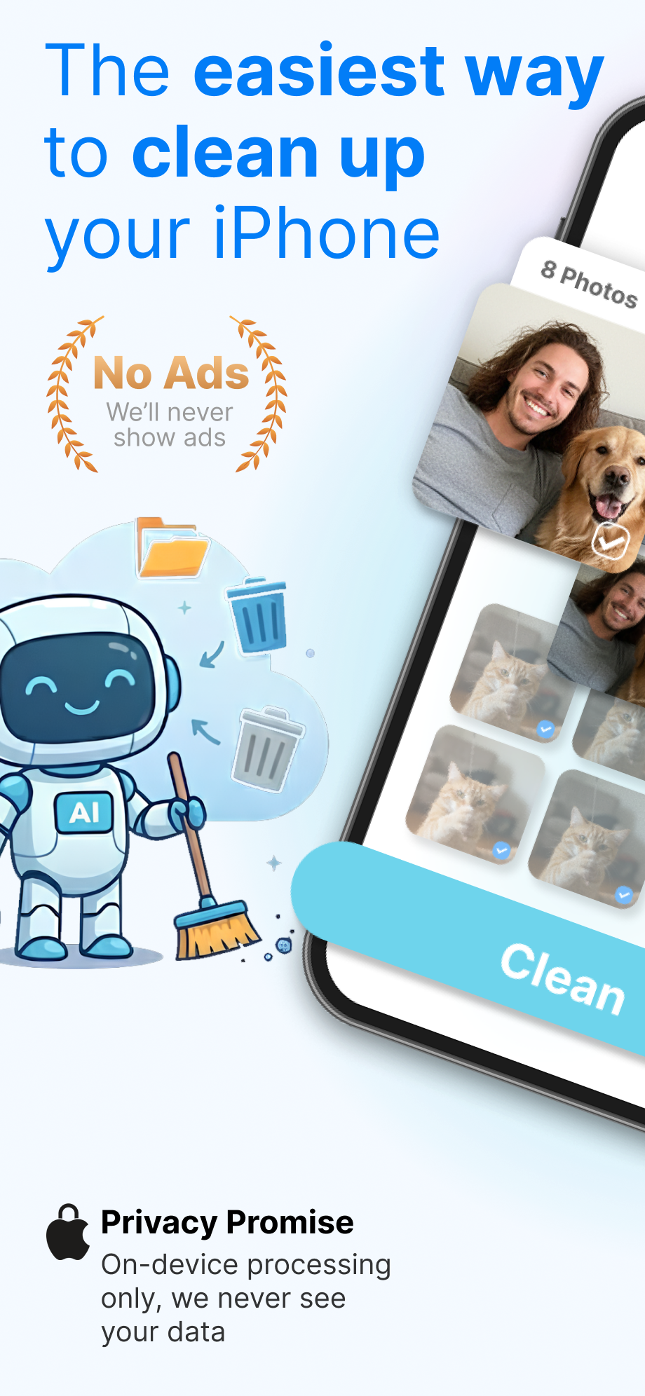 Cleanbot AI - Easy iPhone cleanup